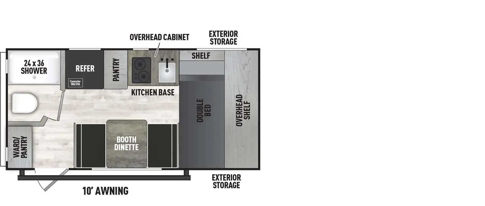 Clipper 16CFB floorplan