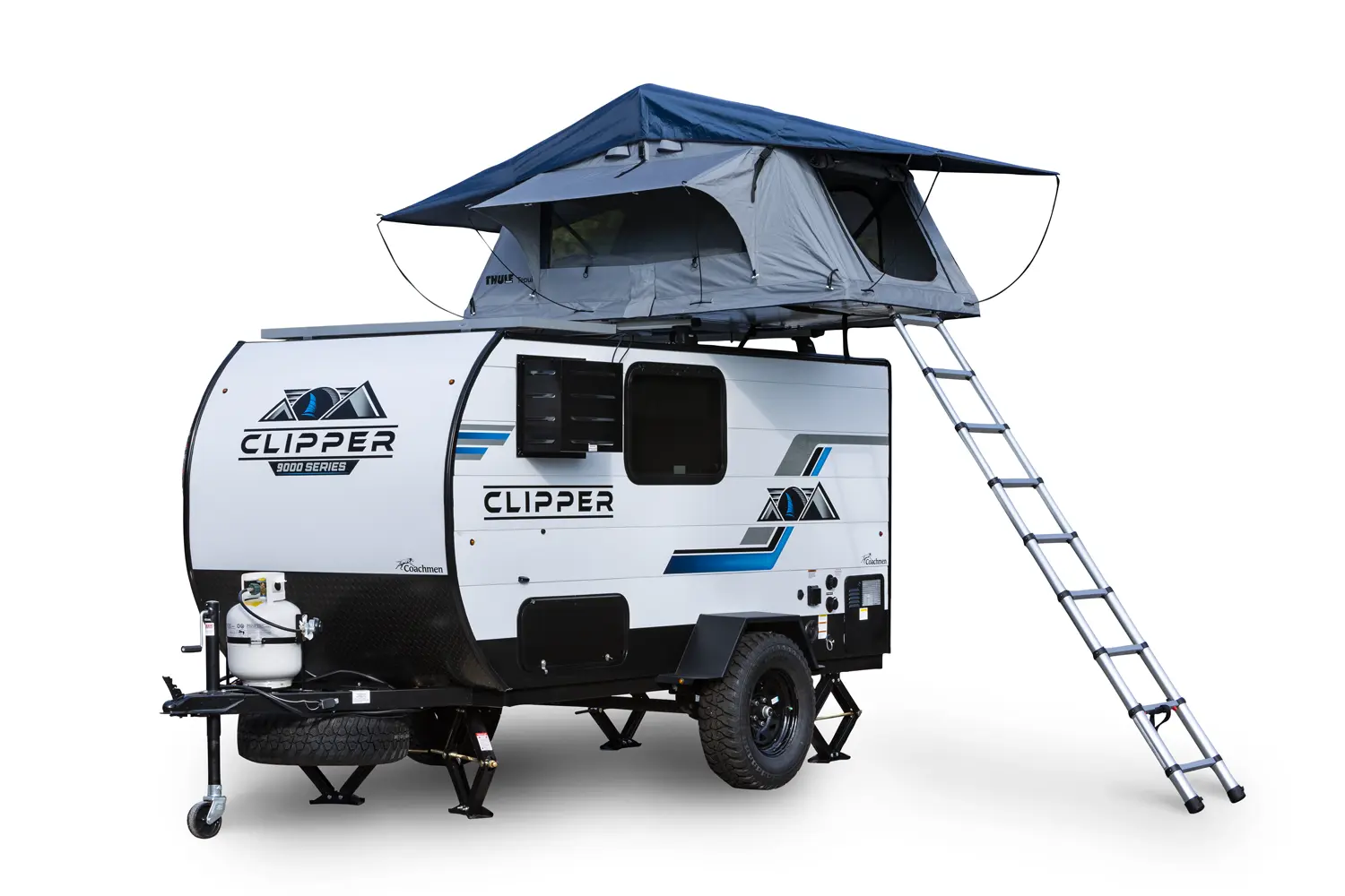 Coachmen Clipper 9000 ROK with rooftop tent