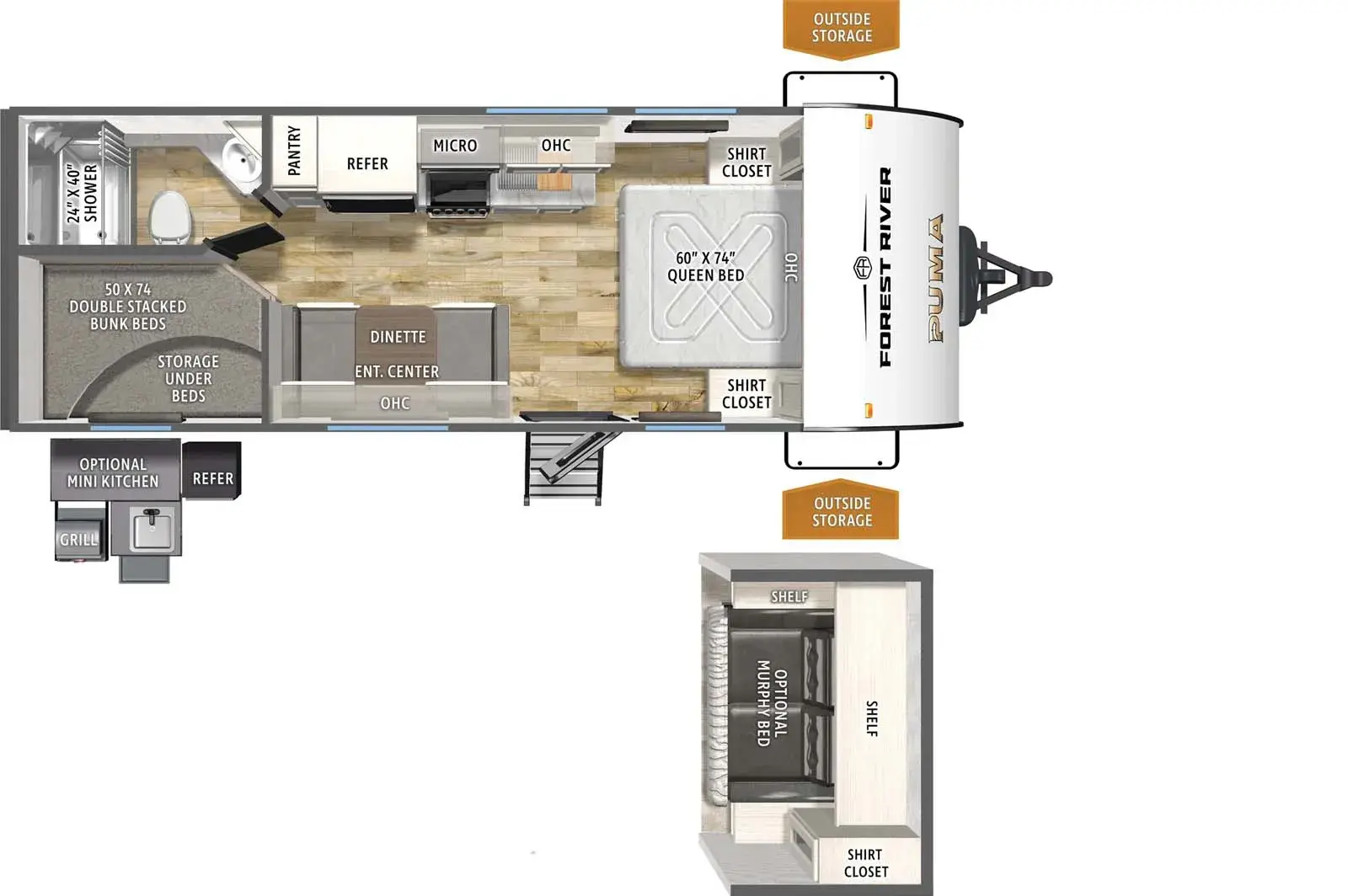 Puma 20BHCE floorplan