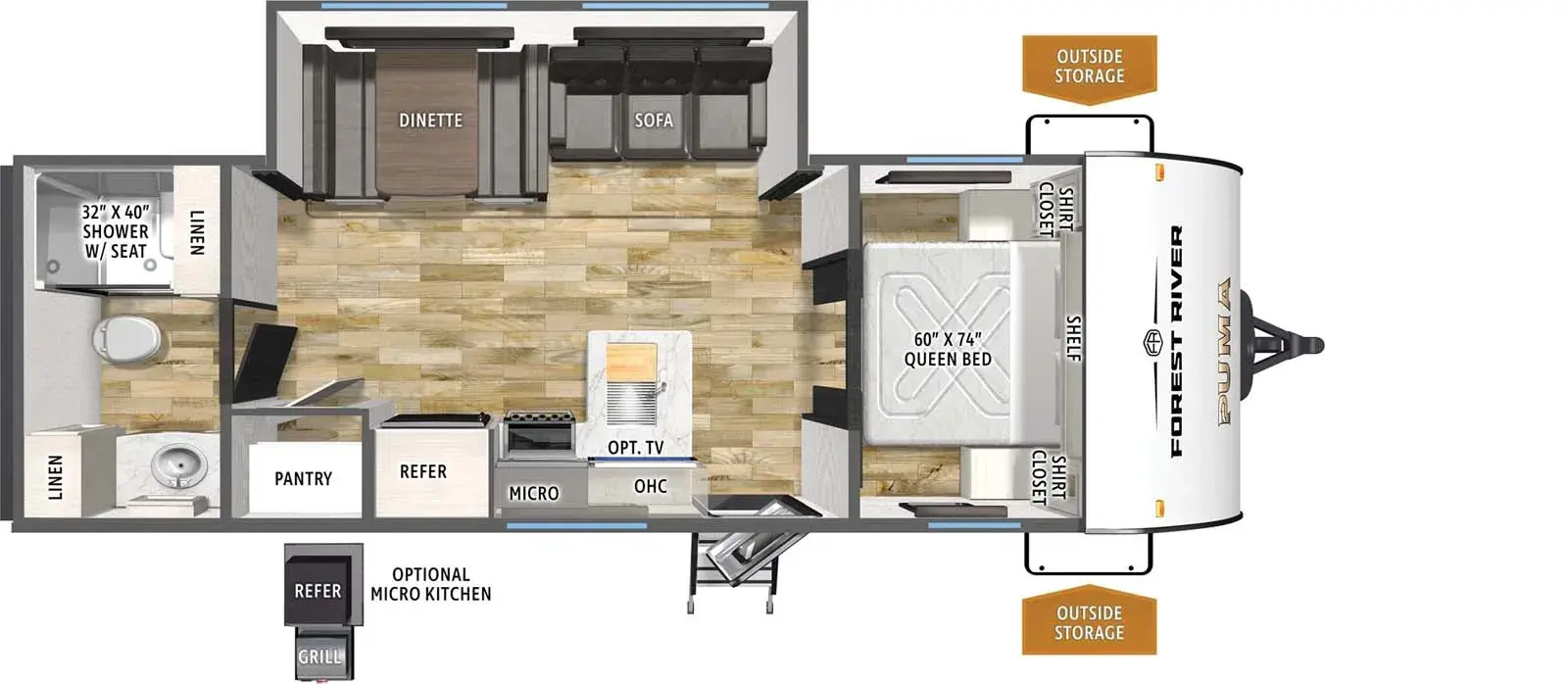 Puma 250RBCE floorplan